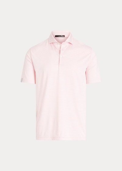 Polos Ralph Lauren Hombre Rosas Claro / Blancos - Classic Fit Performance - BALPH8476